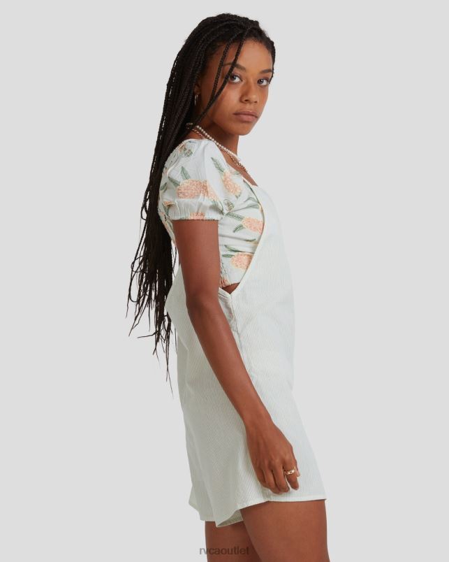 Clothing V84B1574 pistachio RVCA Women YACHT CLUB ROMPER