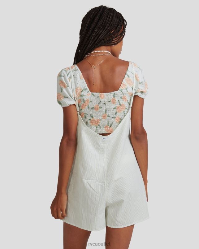 Clothing V84B1574 pistachio RVCA Women YACHT CLUB ROMPER