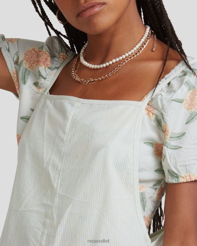 Clothing V84B1574 pistachio RVCA Women YACHT CLUB ROMPER