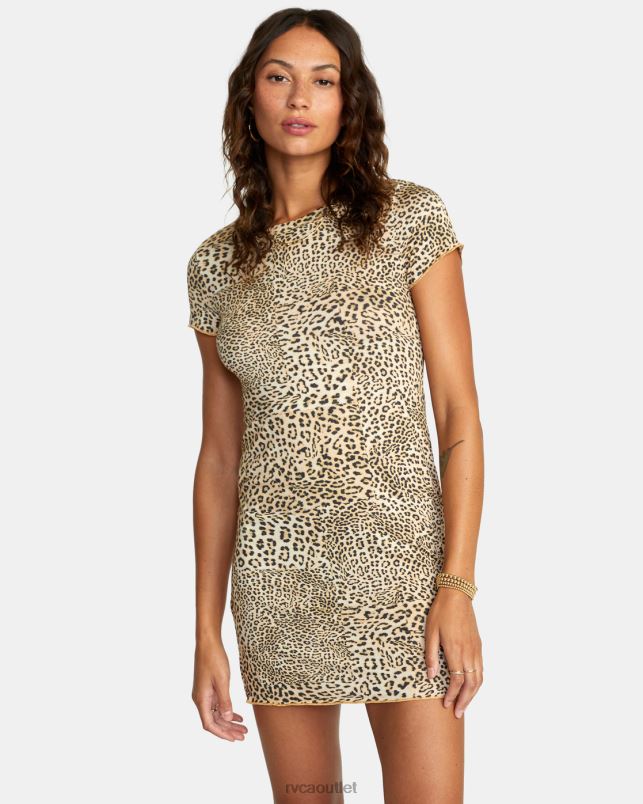 Clothing V84B1594 multi RVCA Women Rover T-Shirt Dress