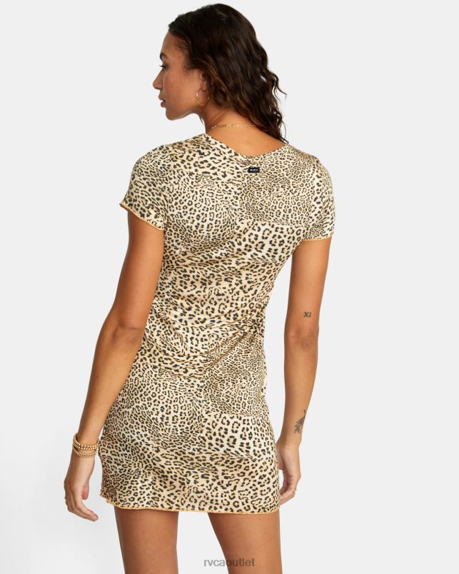 Clothing V84B1594 multi RVCA Women Rover T-Shirt Dress