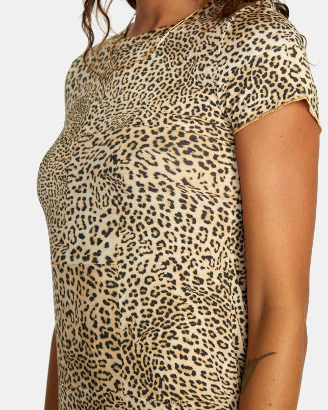 Clothing V84B1594 multi RVCA Women Rover T-Shirt Dress