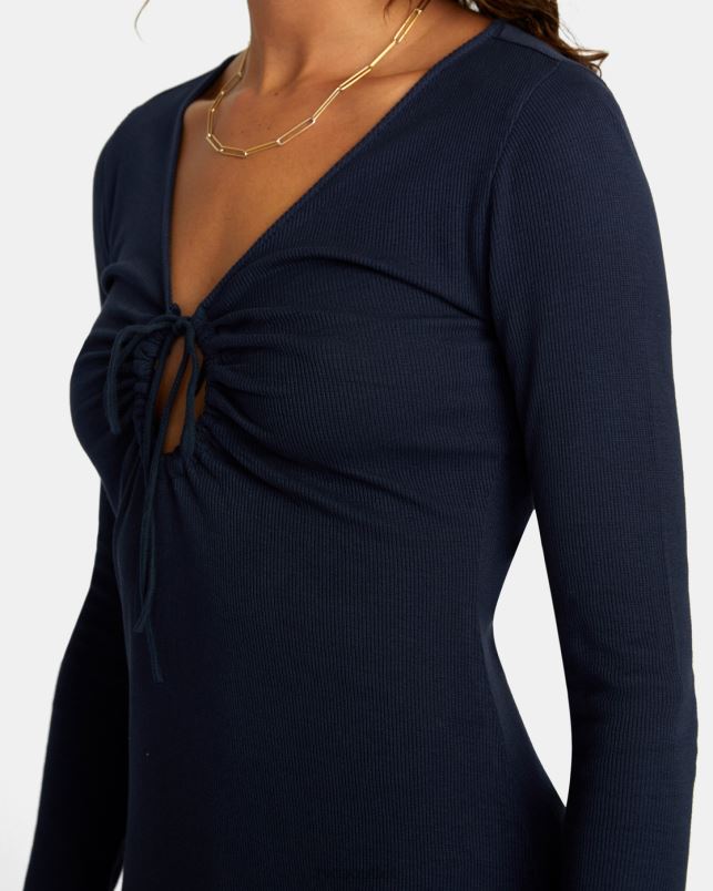 Clothing V84B1635 midnight RVCA Women Rosie Dress