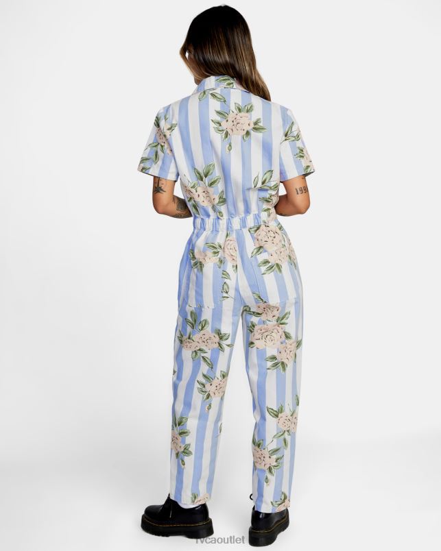 Clothing V84B1644 cloud RVCA Women Nightshift Jumpsuit