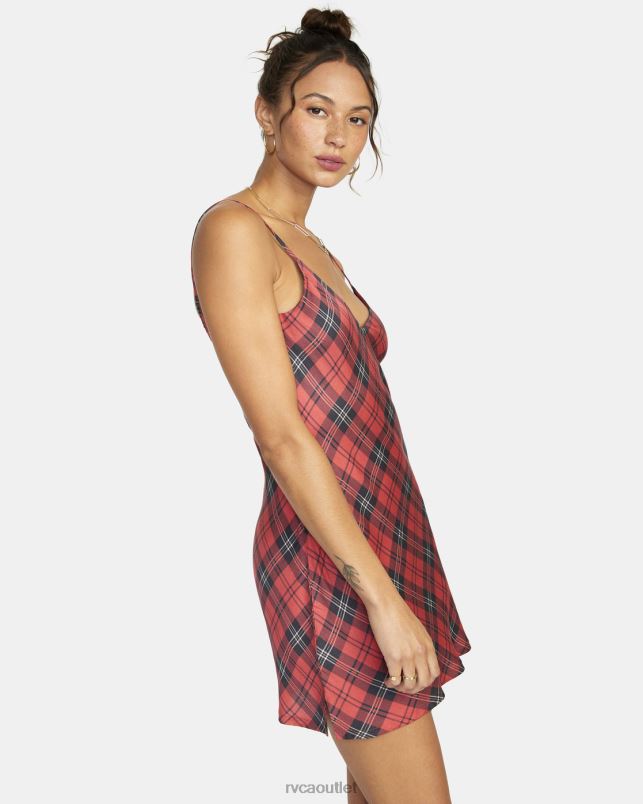 Clothing V84B1652 chrysanthemum RVCA Women Blake Mini Slip Dress