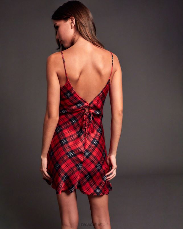 Clothing V84B1652 chrysanthemum RVCA Women Blake Mini Slip Dress