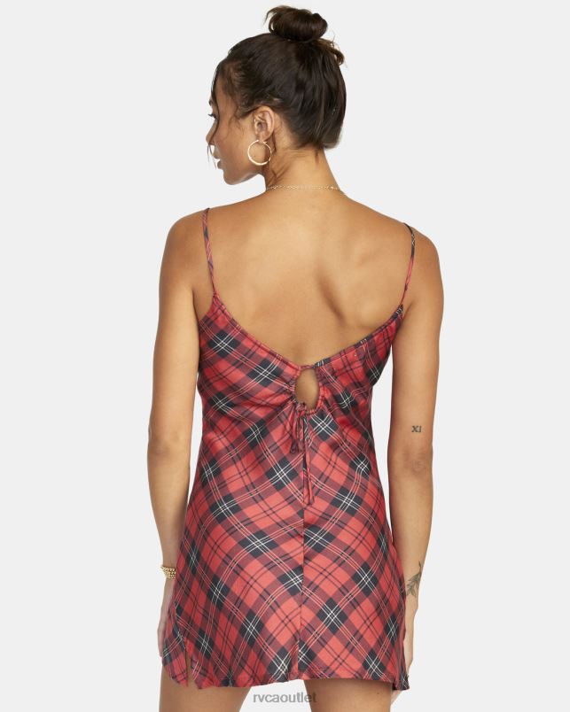 Clothing V84B1652 chrysanthemum RVCA Women Blake Mini Slip Dress
