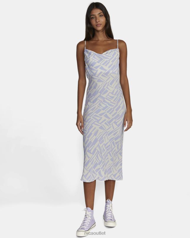 Clothing V84B1654 cosmic sky RVCA Women Sinclair Midi Dress