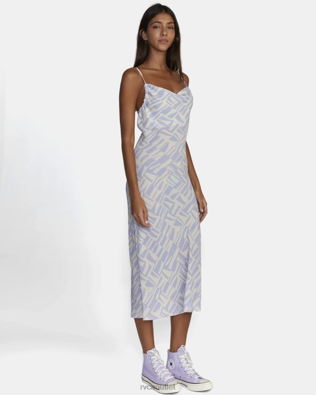 Clothing V84B1654 cosmic sky RVCA Women Sinclair Midi Dress