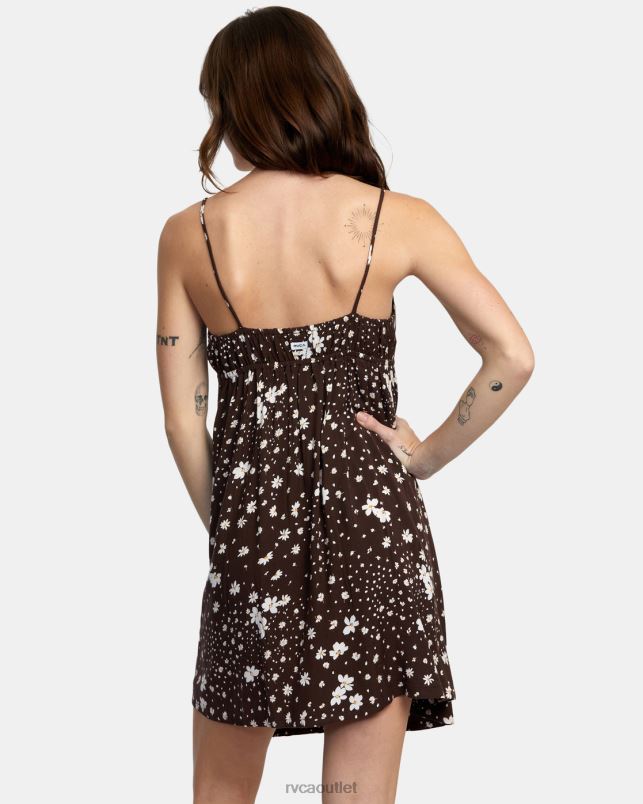 Clothing V84B1657 java RVCA Women Overtime Sun Dress