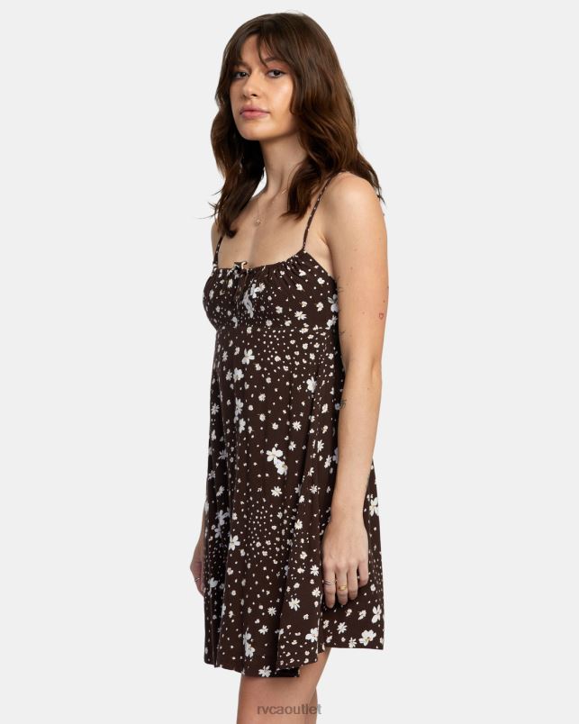 Clothing V84B1657 java RVCA Women Overtime Sun Dress