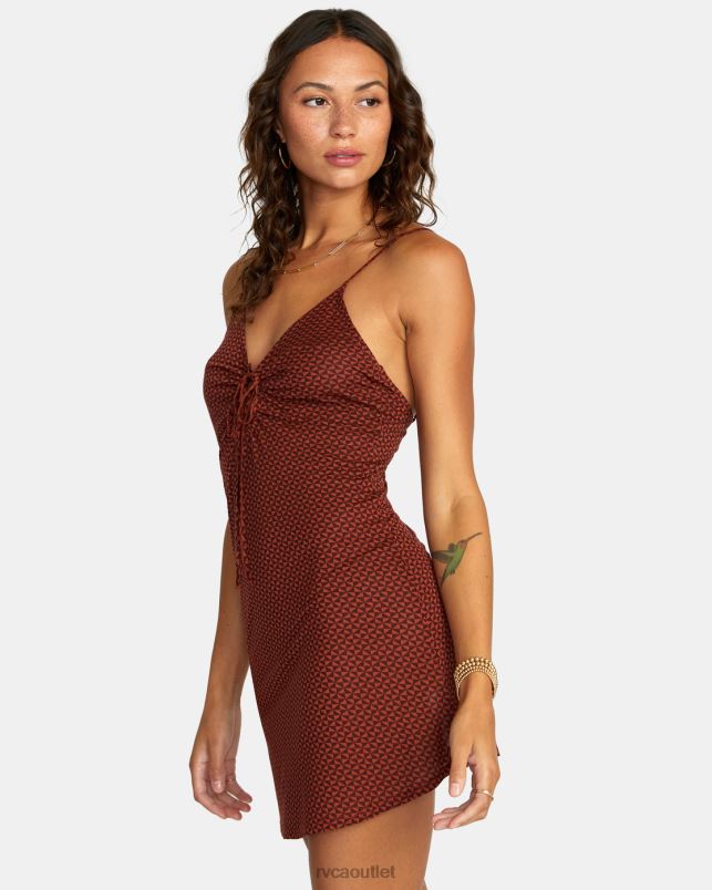 Clothing V84B1700 espresso RVCA Women Fling Dress