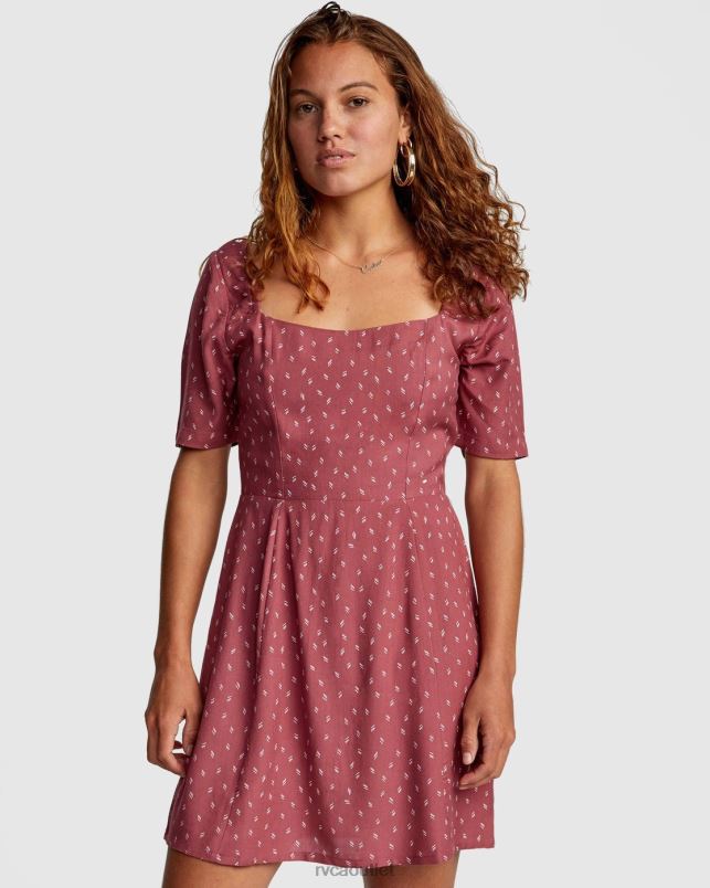 Clothing V84B1731 plum berry RVCA Women PEACHY DRESS