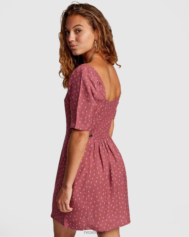 Clothing V84B1731 plum berry RVCA Women PEACHY DRESS
