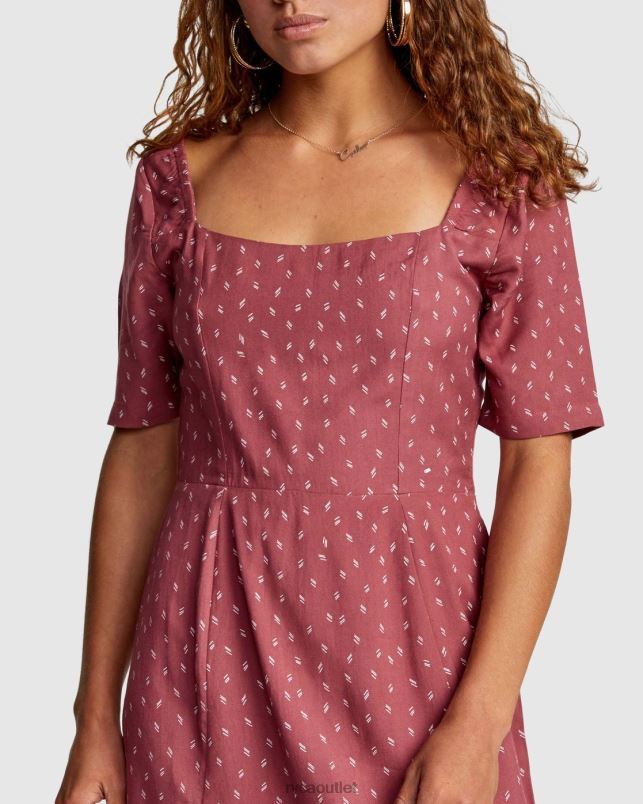 Clothing V84B1731 plum berry RVCA Women PEACHY DRESS