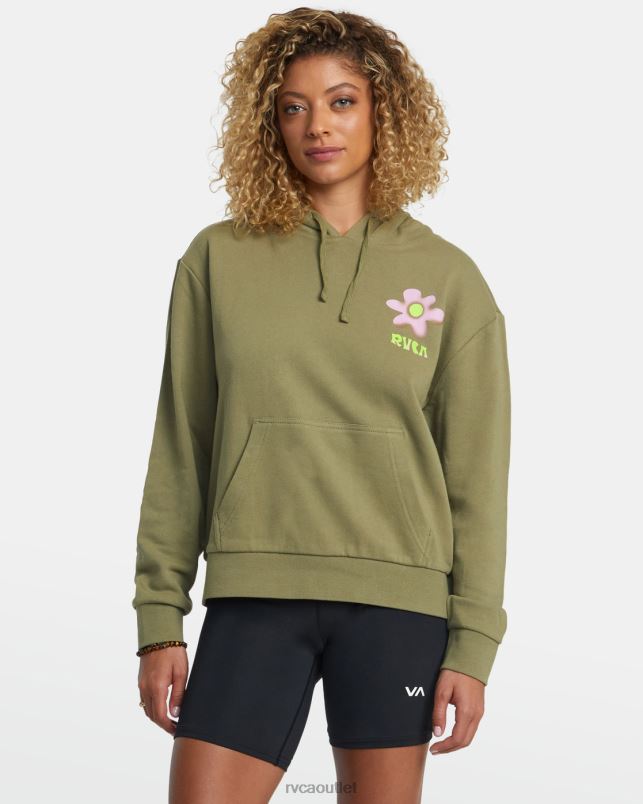Clothing V84B1234 aloe RVCA Women Day Dream Hoodie