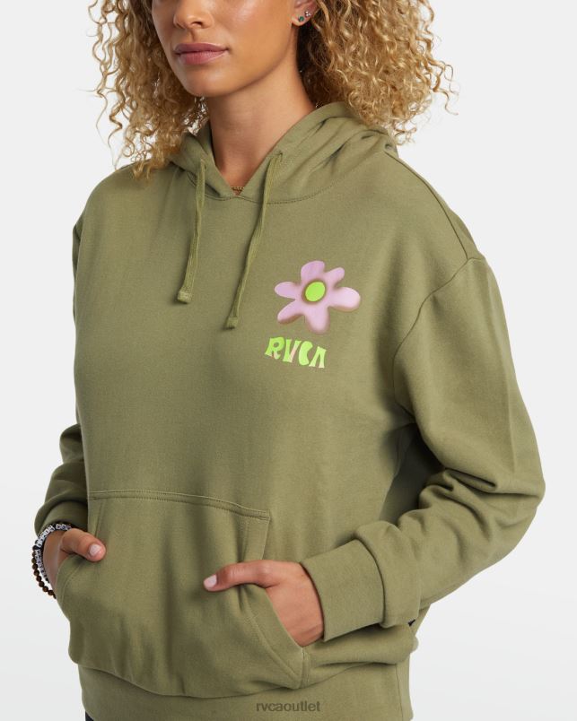 Clothing V84B1234 aloe RVCA Women Day Dream Hoodie