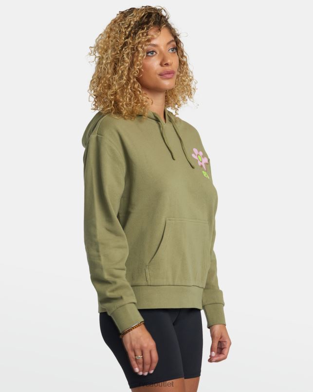 Clothing V84B1234 aloe RVCA Women Day Dream Hoodie