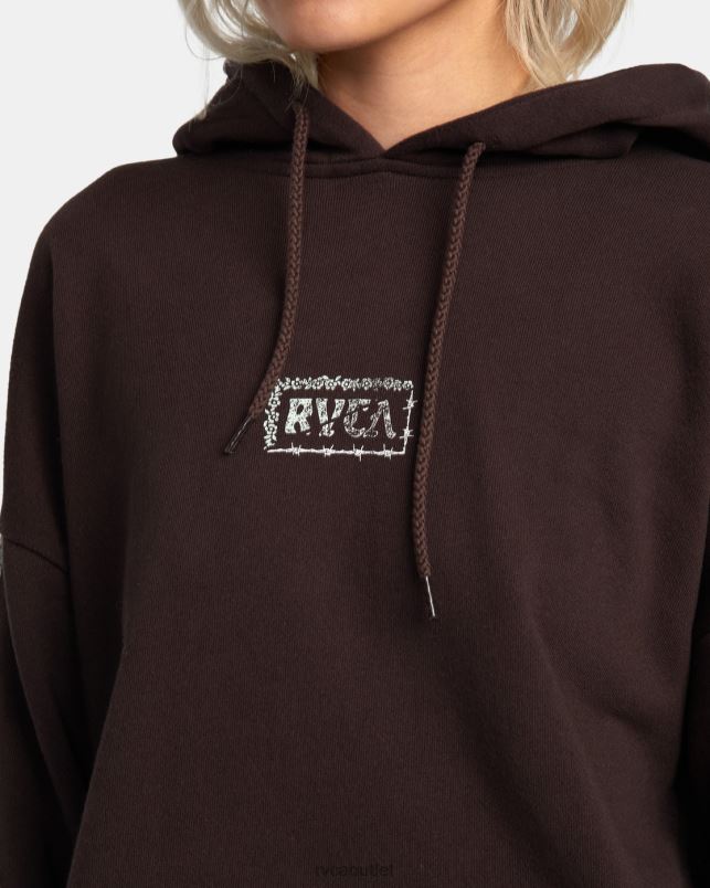 Clothing V84B1333 java RVCA Women Splitter Hoodie
