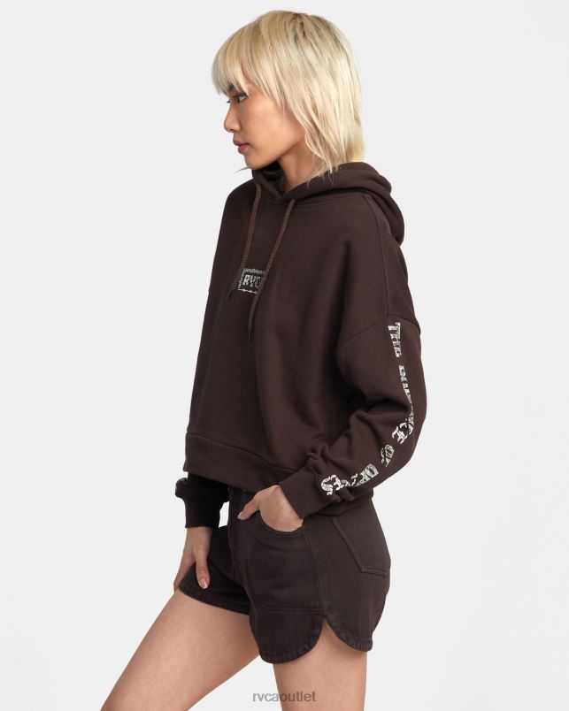 Clothing V84B1333 java RVCA Women Splitter Hoodie