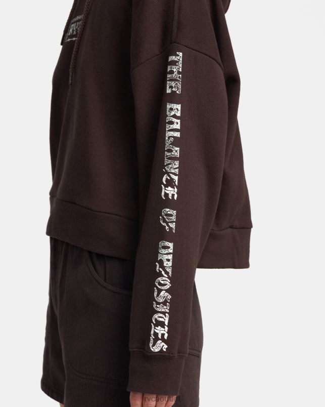 Clothing V84B1333 java RVCA Women Splitter Hoodie