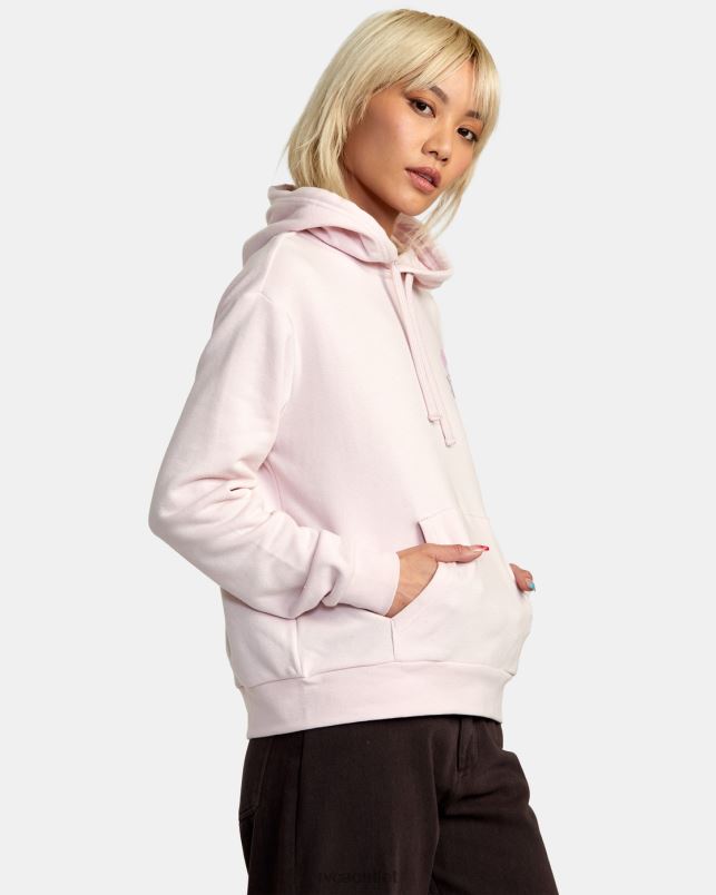 Clothing V84B1362 lilac RVCA Women Bloomed Radiate Hoodie