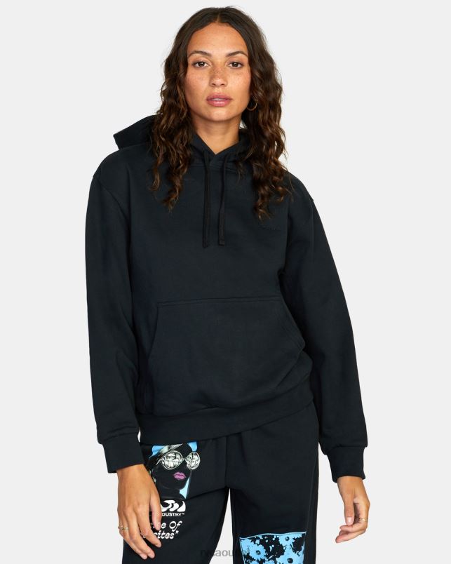 Clothing V84B1713 black RVCA Women PTC Hoodie