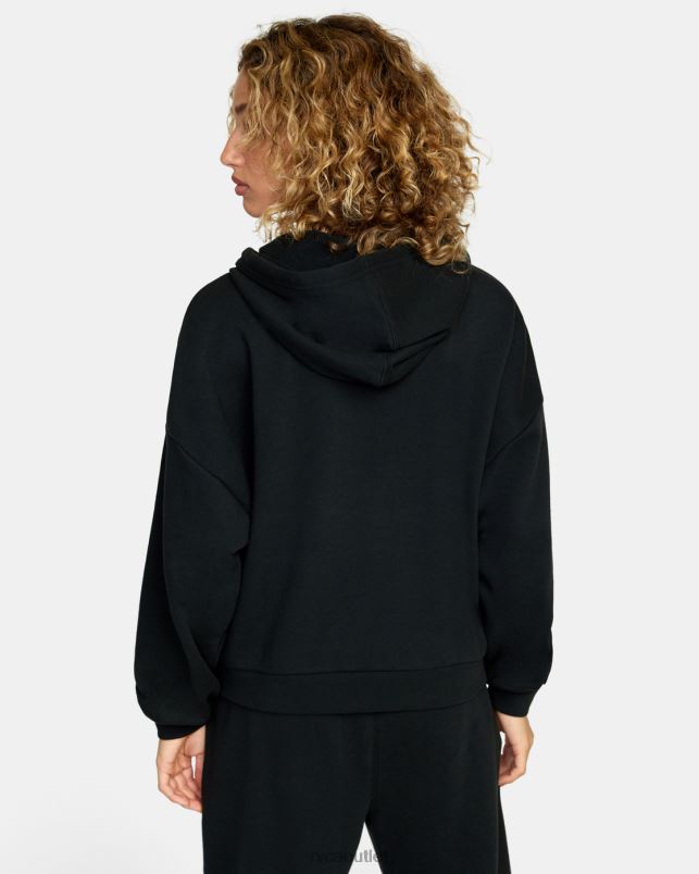 Clothing V84B1729 black RVCA Women VA Essential Hoodie