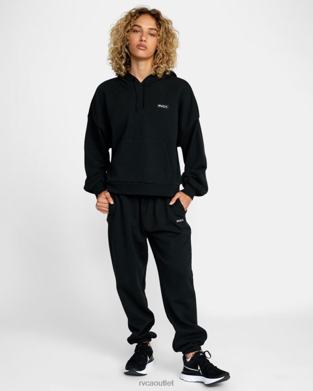 Clothing V84B1729 black RVCA Women VA Essential Hoodie