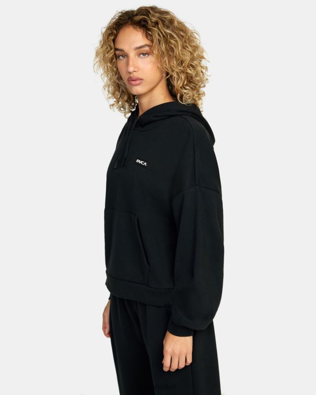 Clothing V84B1729 black RVCA Women VA Essential Hoodie