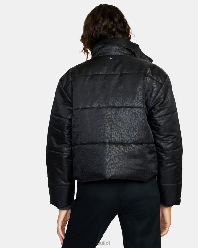 Clothing V84B1699 black RVCA Women Eezeh Puffer JACKET