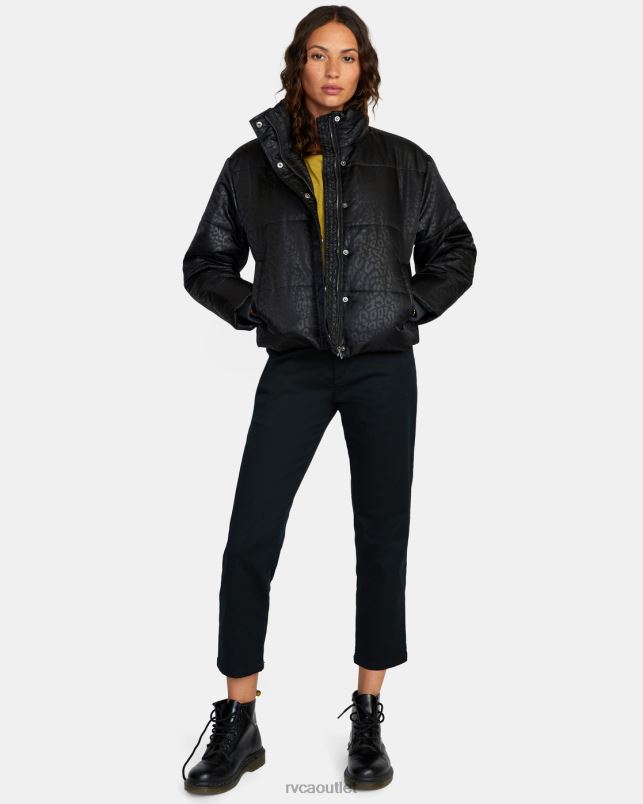 Clothing V84B1699 black RVCA Women Eezeh Puffer JACKET