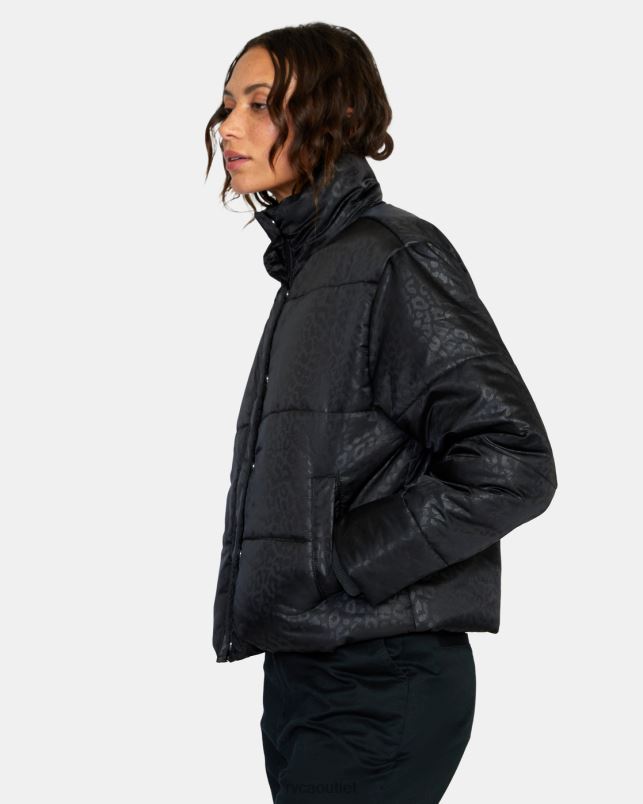 Clothing V84B1699 black RVCA Women Eezeh Puffer JACKET