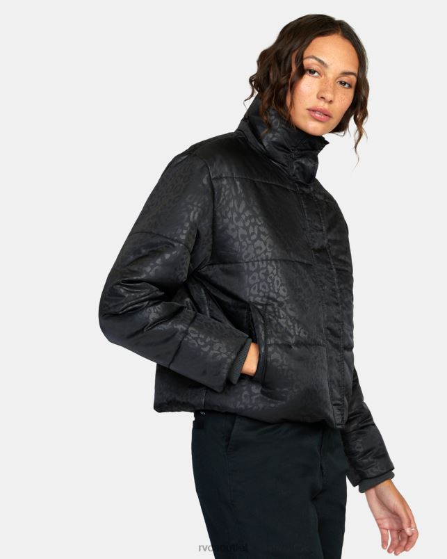 Clothing V84B1699 black RVCA Women Eezeh Puffer JACKET
