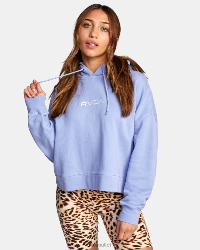 Clothing V84B1702 grey purple RVCA Women Small Venice Hoodie