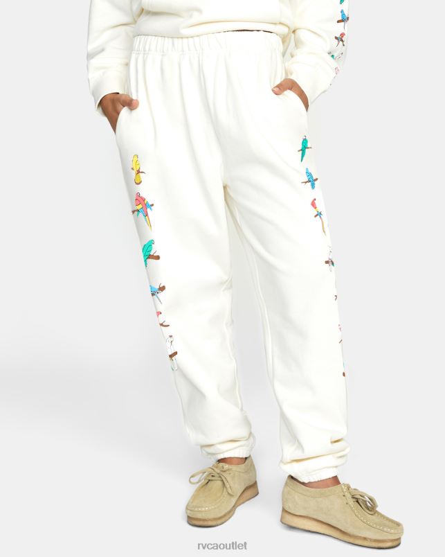 Clothing V84B1051 cloud RVCA Women LP x KLW Parrot Ice Sweatpants