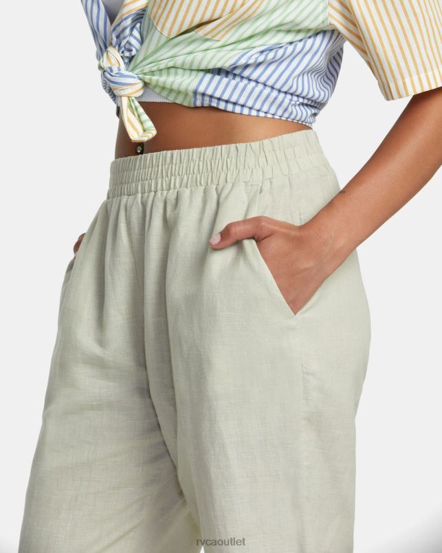 Clothing V84B1128 chalk RVCA Women New Yume Woven Pants