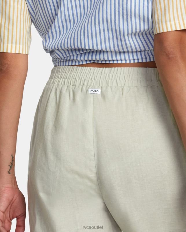 Clothing V84B1128 chalk RVCA Women New Yume Woven Pants