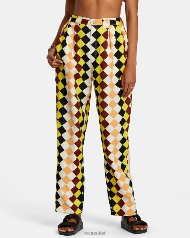 Clothing V84B1142 multi RVCA Women Greenpacha Peru Loose Fit Pants