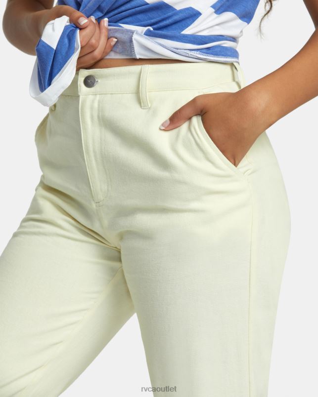 Clothing V84B1208 natural RVCA Women Weekend Cotton Pants