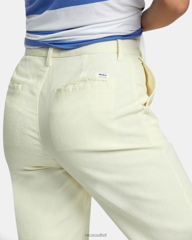 Clothing V84B1208 natural RVCA Women Weekend Cotton Pants