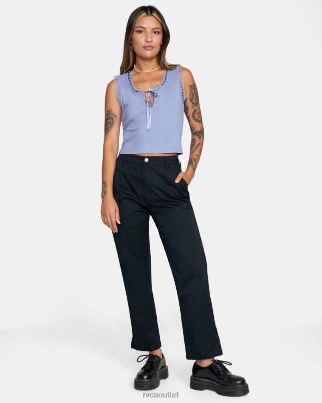 Clothing V84B1300 true black RVCA Women Weekend Stretch Pants