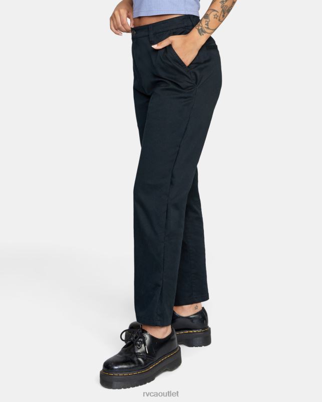 Clothing V84B1300 true black RVCA Women Weekend Stretch Pants