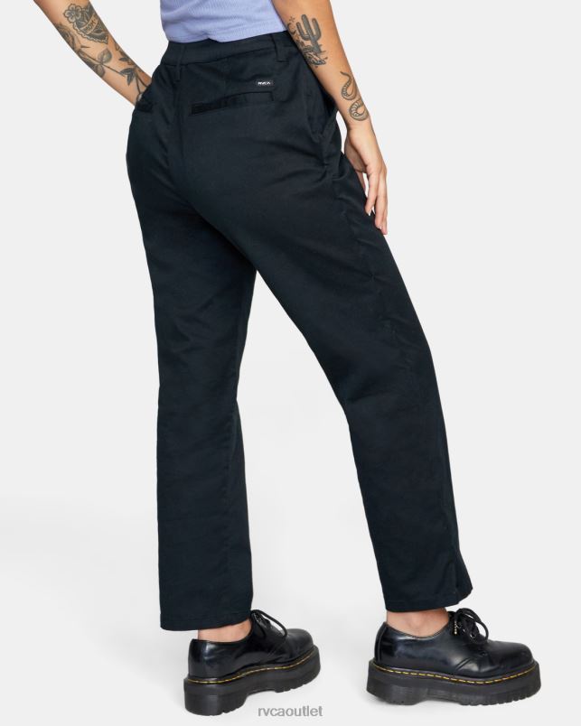 Clothing V84B1300 true black RVCA Women Weekend Stretch Pants