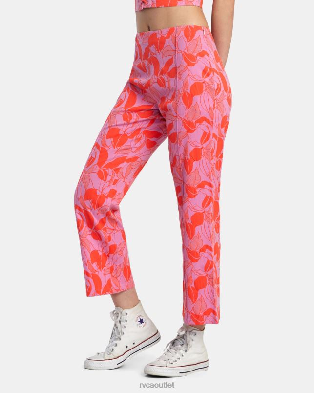 Clothing V84B1369 cyclamen RVCA Women Drip High-Waisted Pants