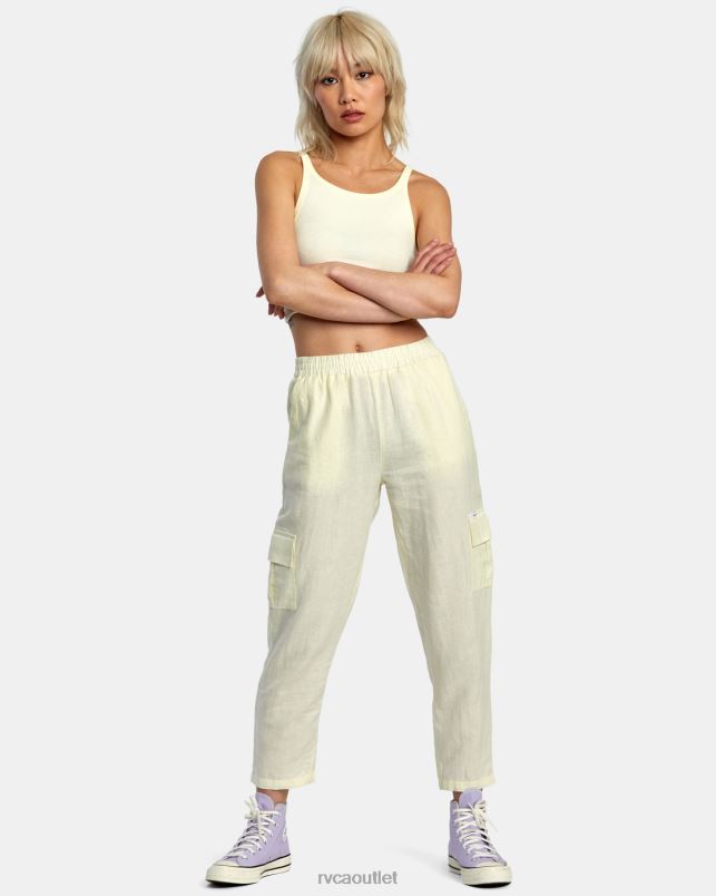 Clothing V84B1412 lemon RVCA Women New Yume Cargo Pants