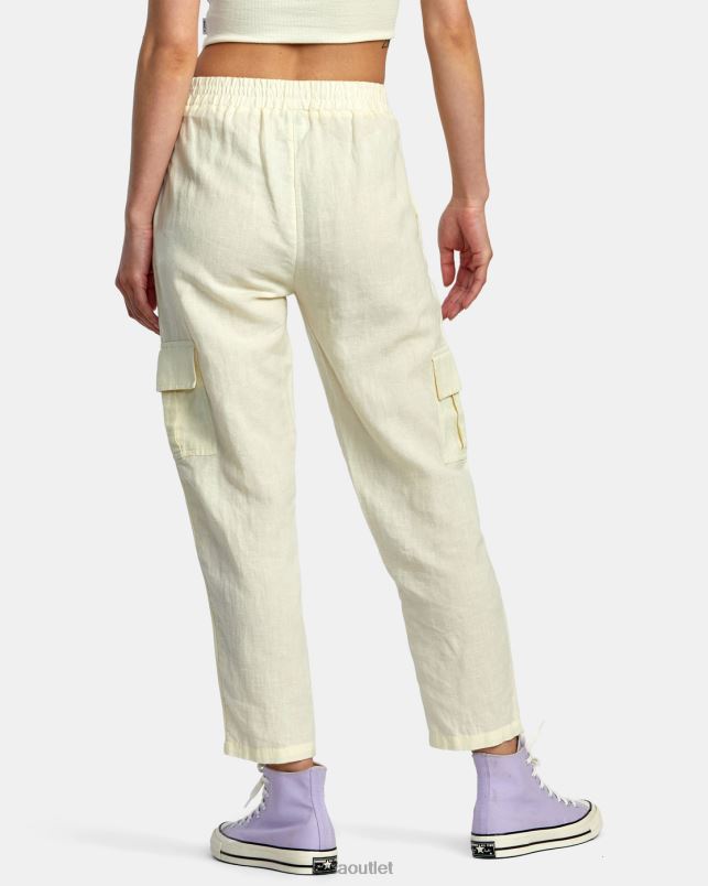 Clothing V84B1412 lemon RVCA Women New Yume Cargo Pants