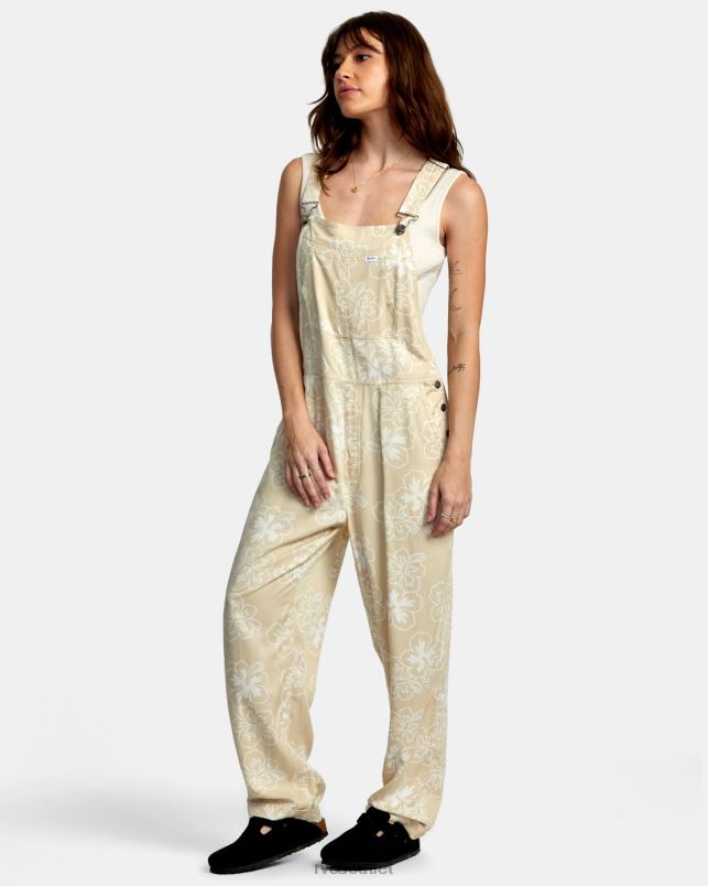 Clothing V84B1431 desert RVCA Women New Yume Overalls