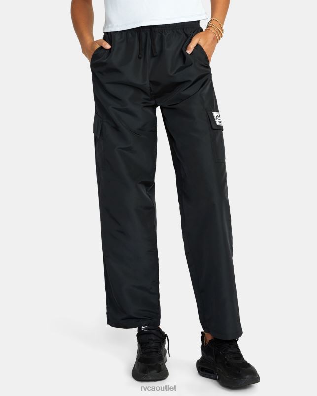 Clothing V84B1577 black RVCA Women Swish Cargo Track Pants