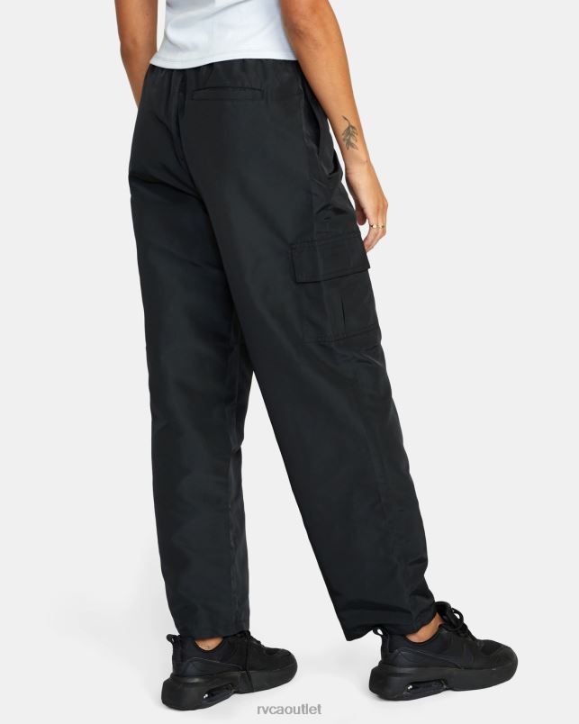 Clothing V84B1577 black RVCA Women Swish Cargo Track Pants